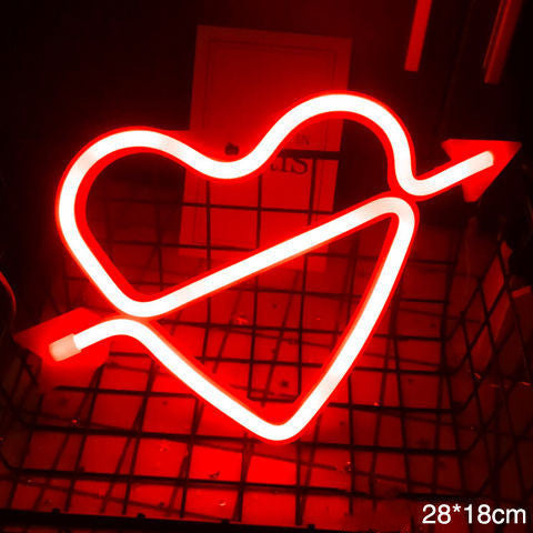 LED Neon Sign Night Light – INS Style Room Decor Lamp