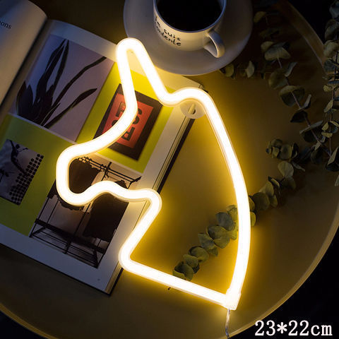 LED Neon Sign Night Light – INS Style Room Decor Lamp