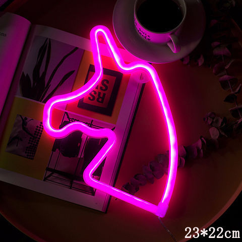 LED Neon Sign Night Light – INS Style Room Decor Lamp