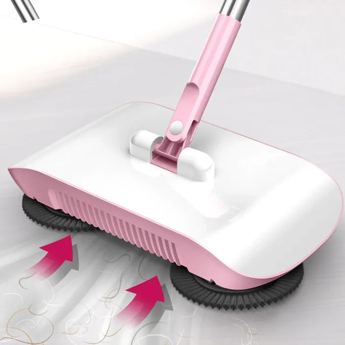 Hand Push Floor Sweeper – Cordless Household Broom