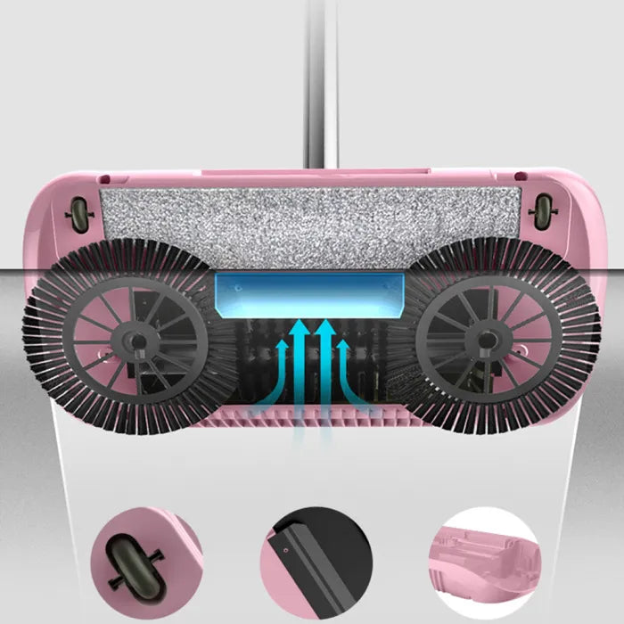 Hand Push Floor Sweeper – Cordless Household Broom