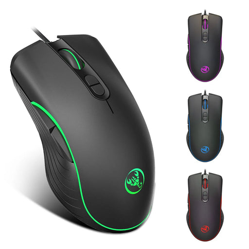 RGB Gaming Mouse – Glowing LED Wired Mouse for Gamers