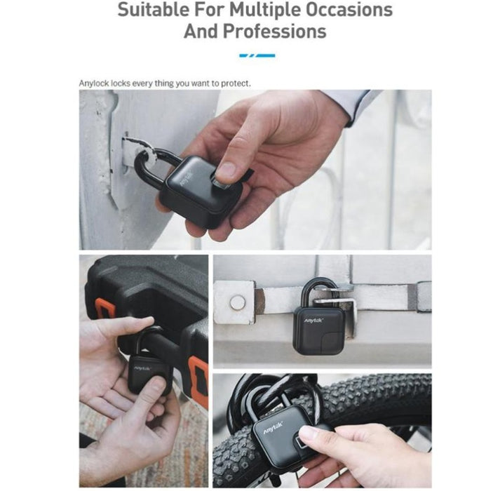 Fingerprint Padlock – Smart Waterproof Keyless Security Lock