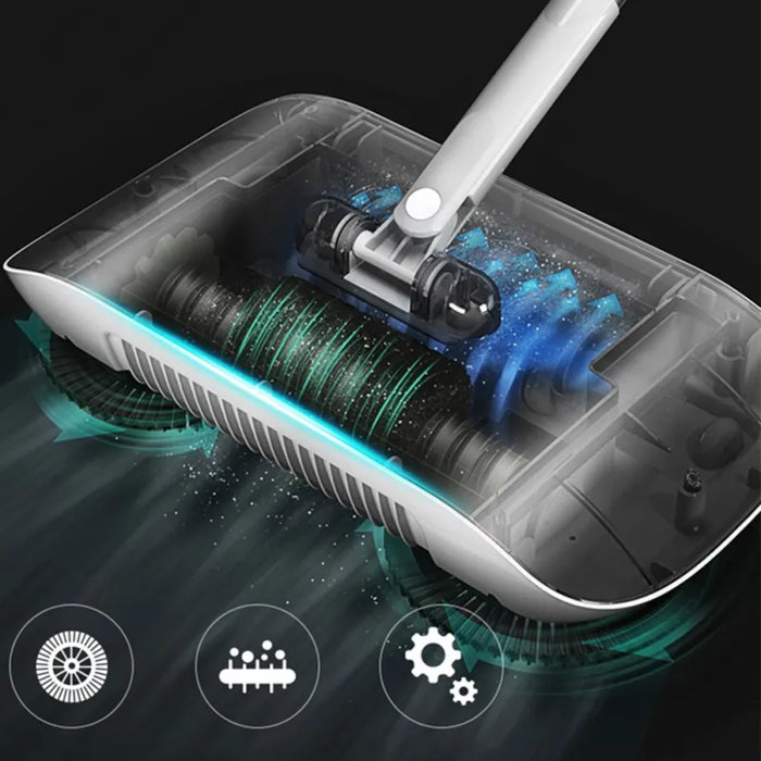 Hand Push Floor Sweeper – Cordless Household Broom