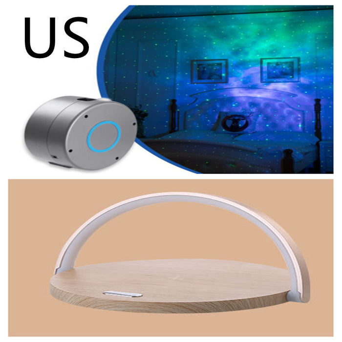 Wireless Charging Table Lamp – LED Light & Phone Charger
